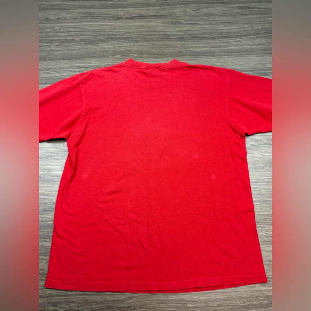 Vtg Disney Store Pooh Naturalist T-Shirt Sz L Red Piglet Single Stitch USA Made - Picture 10 of 11